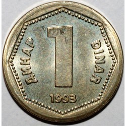 YOUGOSLAVIE - KM 154 - 1 DINAR 1993