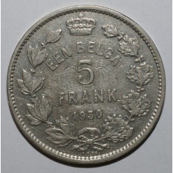 BELGIEN - KM 98 - 5 FRANK 1930 - RAND A - Flämische Legende - Albert I