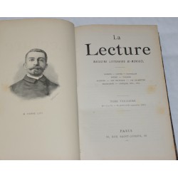 La Lecture - Magazine littéraire bi-mensuel - T.13 - Ed. 1890