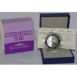 FRANCE - KM 1838 - 10 EURO 2011 - PATINAGE ARTISTIQUE - Jeux Olympiques de Sotchi