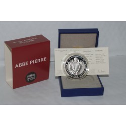 GRANDES CAUSES 2012 - ABBE PIERRE - 10 EURO - ARGENT - Belle Epreuve