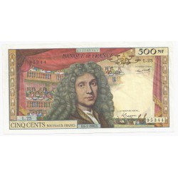 FAY 60/9 - 500 NOUVEAUX FRANCS MOLIERE - 06/01/1966 - VF / XF - PICK 145