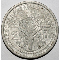 FRANZÖSISCHE SOMALISISCHE KÜSTE - KM 5 - 2 FRANCS 1949 - Antilope