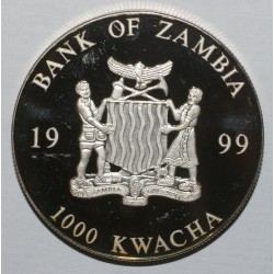 ZAMBIA - KM 126 - 1000 KWACHA 1999 - 50 EURO BANKNOTE