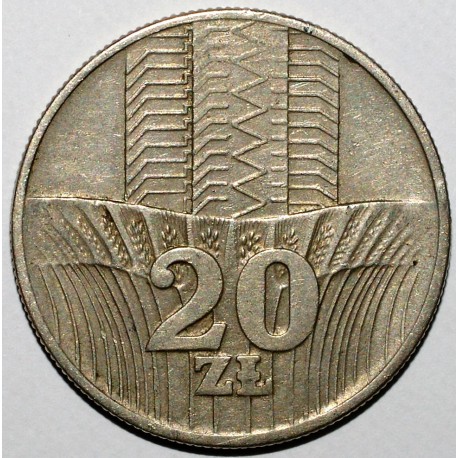 POLOGNE - Y 67 - 20 ZLOTYCH 1973 - AIGLE