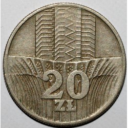 POLOGNE - Y 67 - 20 ZLOTYCH 1974 - AIGLE