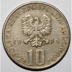 POLEN - Y 73 - 10 ZLOTYCH 1975 - BOLESLAW PRUS