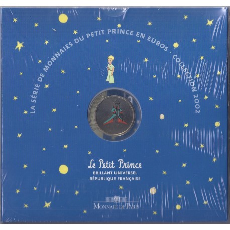 FRANCE - COFFRET BRILLANT UNIVERSEL PETIT PRINCE 2002 - 8 pièces + 1 Jeton