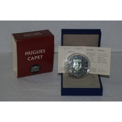 DE CLOVIS A LA REPUBLIQUE - 10 EURO 2012 HUGUES CAPET - ARGENT