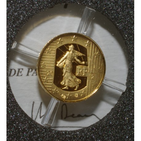 France France - La Semeuse 5 € 2012 10° anniversaire de l