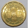 AUTRICHE - 20 CENT 2004 - BELVEDERE -  SUPERBE A FLEUR DE COIN