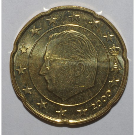 BELGIQUE - 20 CENT 2000 - ALBERT II - FLEUR DE COIN