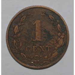 NETHERLANDS - KM 107.1 - 1 CENT 1884