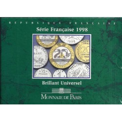 FRANCE - FRENCH COIN SERIE 1998 (10 COINS - FRANCS) - BU