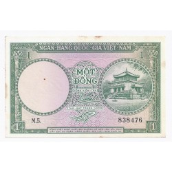 VIETNAM ( South ) - 1 DONG - (1956) - TRES TRES BEAU + - PICK 1 a