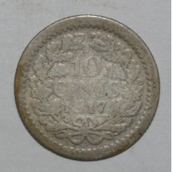 NETHERLANDS - KM 145 - 10 CENTS 1917