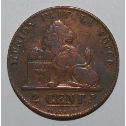 BELGIQUE - KM 4 - 2 CENTIMES 1863