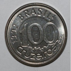 BRAZIL - KM 623 - 100 CRUZEIROS 1992 - MANATEE