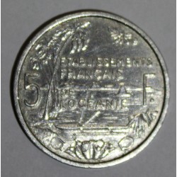 OCÉANIE - KM 4 - 5 FRANCS 1952