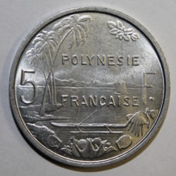 FRANZÖSISCH POLYNESIEN - KM 12 - 5 FRANCS 1975