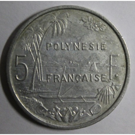 FRANZÖSISCH POLYNESIEN - KM 12 - 5 FRANCS 1982