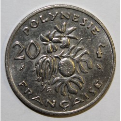 FRENCH POLYNESIA - KM 6 - 20 FRANCS 1970