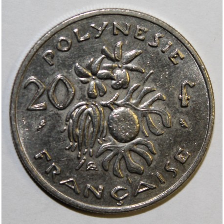 FRENCH POLYNESIA - KM 6 - 20 FRANCS 1970