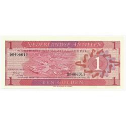 ANTILLES NÉERLANDAISES - PICK 20 - 1 GULDEN - 08/09/1970