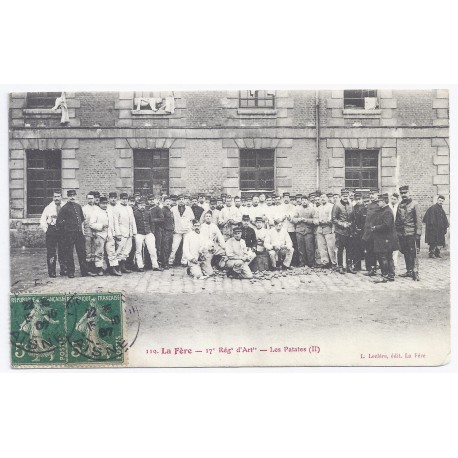 County 02800 - LA FERE - 17th Artillery Regiment - Patatoes