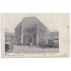 02500 - HIRSON - L' église - Après l'incendie du 9 janvier 1906 - Le Portail