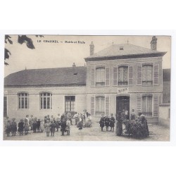 02420 - LE CHARMEL - MAIRIE ET ÉCOLE