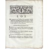 LUDWIG XVI UND DU PORT - GESETZ VOM 18. FEBRUAR 1791 - STRIBUNAL VON PARIS 1 - DER ESTATE VON JEAN THIERRY