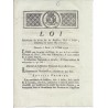 LUDWIG XVI UND DU PORT - GESETZ VOM 8. MAI 1791 - In Bezug auf Getränke, Holzkohle und andere - HANDSCHRIFT