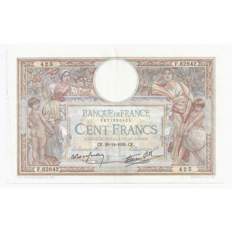 FAY 25/36 - 100 FRANCS Luc Olivier MERSON - 29/12/1938 - TTB A SUP - PICK 86