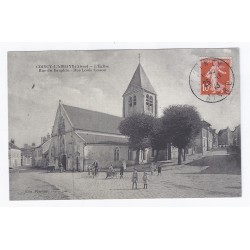 02210 - COINCY - L'ÉGLISE - RUE DU DAUPHIN ET RUE LOUIS CESSON