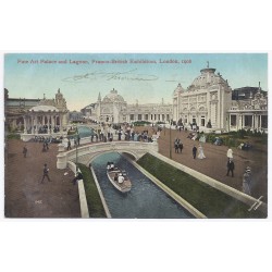 ENGLAND - LONDON - FRANCO-BRITISH-AUSSTELLUNG VON 1908 - Kunstpalast und Lagune