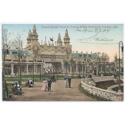 ENGLAND - LONDON - FRANCO-BRITISH-AUSSTELLUNG VON 1908 - PAVILLON