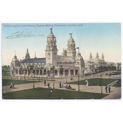 ENGLAND - LONDON - FRANCO-BRITISH-AUSSTELLUNG VON 1908 - Britischer Palast der angewandten Künste