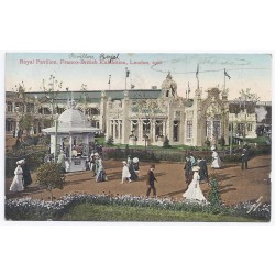 ENGLAND - LONDON - FRANCO-BRITISH-AUSSTELLUNG VON 1908 - KÖNIGLICHER PAVILLON