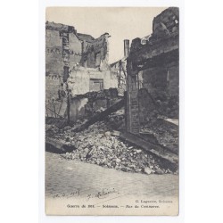 02200 - SOISSONS - LA GUERRE 1914 - RUE DU COMMERCE