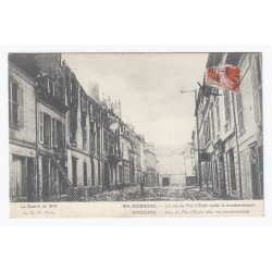 02200 - SOISSONS - LA GUERRE 1914 - LA RUE DU POT D'ETAIN APRÈS LE BOMBARDEMENT