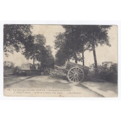 County 02210 - VIERZY -  WAR 1914 - 1915 - BARRICADE ON THE ROAD