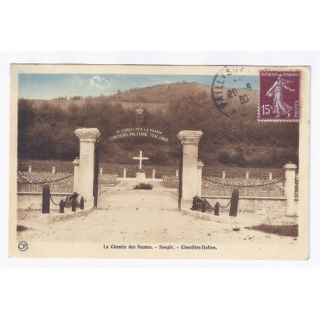 02160 - SOUPIR - LE CHEMIN DES DAMES - CIMETIÈRE ITALIEN