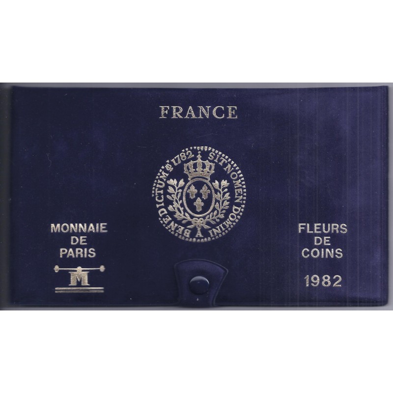 COFFRET FLEUR DE COIN 1982 TRANCHE B