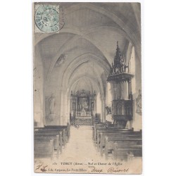 County 02810 - TORCY - Nave and choir of the church