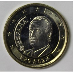 ESPAGNE - 1 EURO 2002 - JUAN CARLOS I - SUPERBE A FLEUR DE COIN