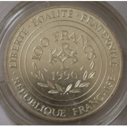 FRANCE - KM 982 - 100 FRANCS 1990 TYPE CHARLEMAGNE - TRIAL COIN