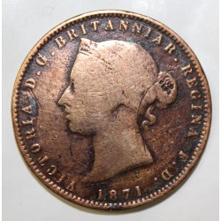 JERSEY - KM 5 - 1/13 SHILLING 1871 - Victoria 2nd portrait