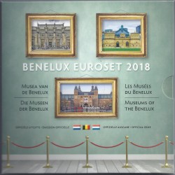 BENELUX - COFFRET EURO BRILLANT UNIVERSEL 2018 - 3 X 3.88 EUROS