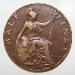 GRANDE BRETAGNE - KM 809 - 1/2 PENNY 1914 - GEORGE V